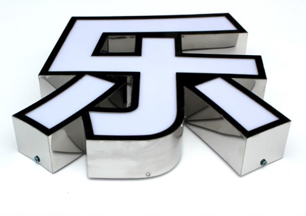 不锈钢灯箱字