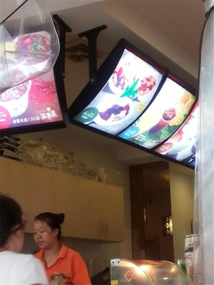 点餐灯箱