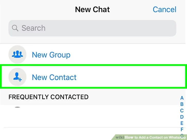 new contact iphone